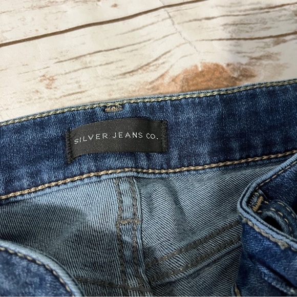 Silver Suki Skinny Crop Jeans Size 28 l 25 - Picture 2 of 15